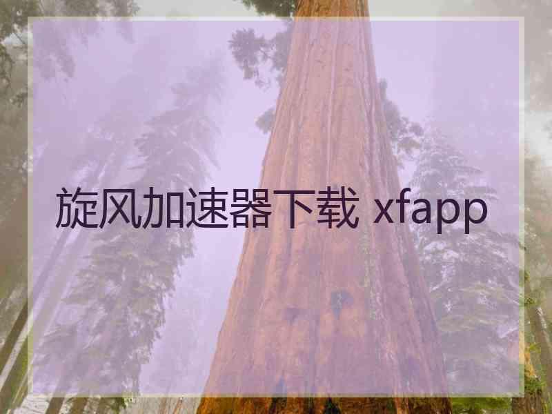 旋风加速器下载 xfapp