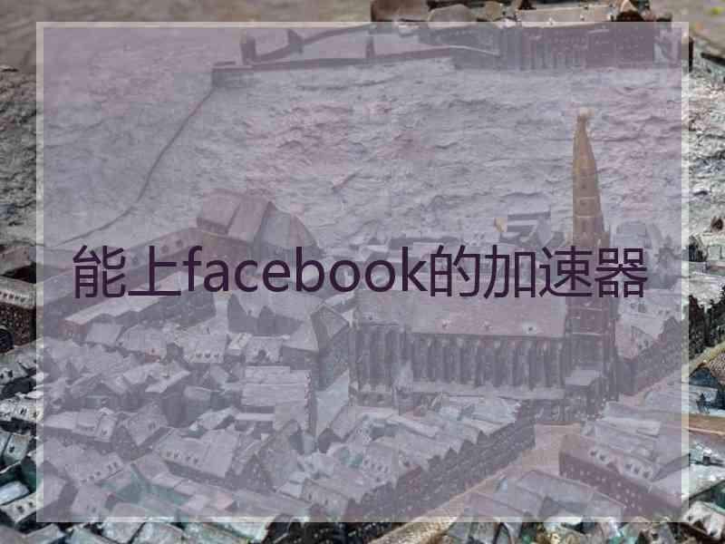 能上facebook的加速器