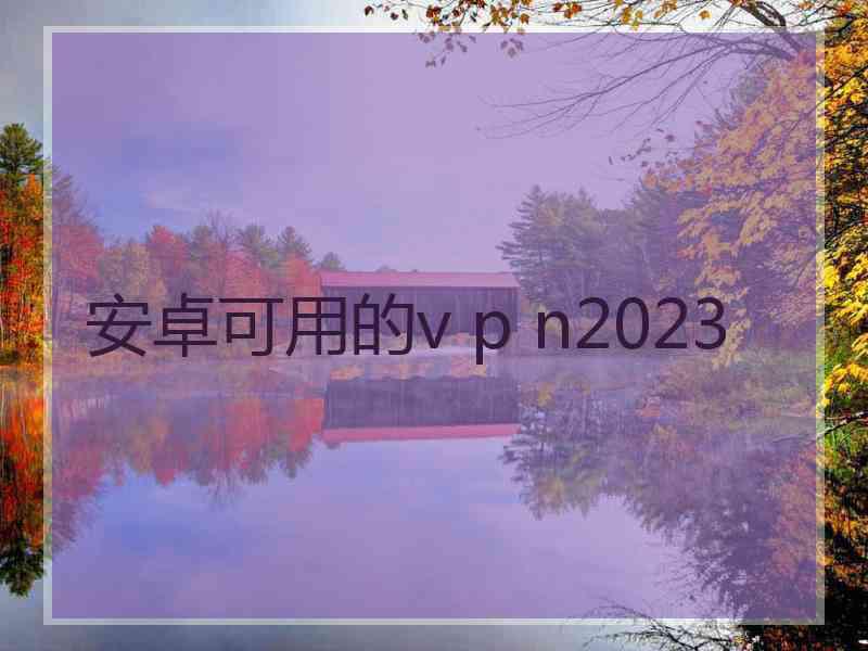 安卓可用的v p n2023