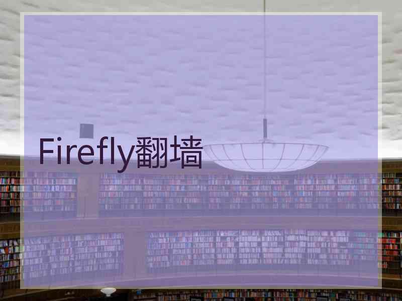 Firefly翻墙